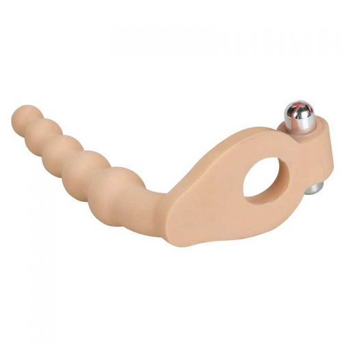 Насадка для двойного проникновения с вибрацией The Ultra Soft Bead 6.5 in