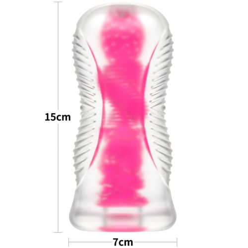 Светящийся в темноте мастурбатор Lumino Play Pink Glow Masturbator