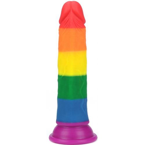 Радужный фаллоимитатор Prider Dildo 19 см