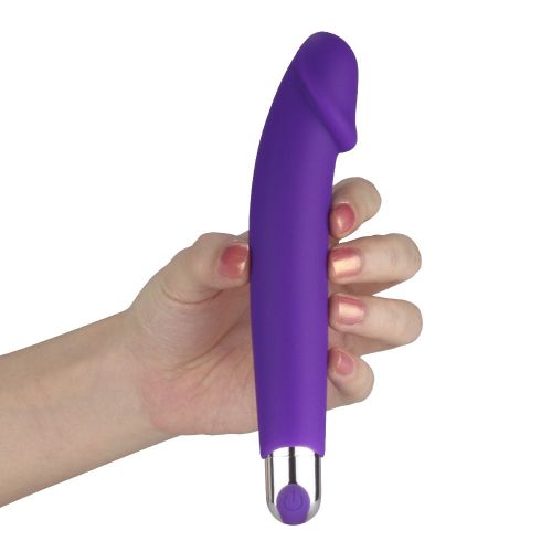 Классический перезаряжаемый вибратор IJoy Silicone Dildo 