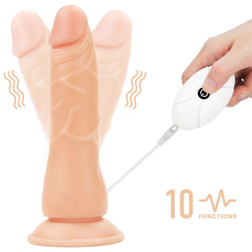 Страпон телесный с вибрацией Ingen Easy Strapon Set 19 см