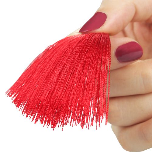 Зажимы для сосков и клитора с красными кисточками Nipple Clit Tassel Clamp With Chain