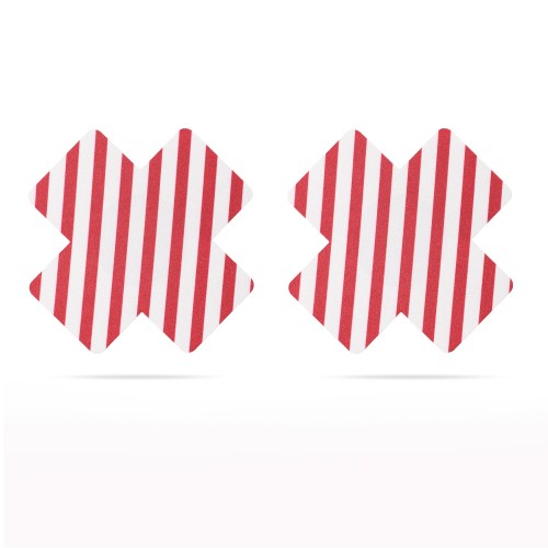 Набор интригующих пэстисов для груди Cross and Heart Nipple Pasties