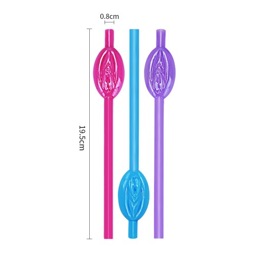 Трубочки разноцветные Original Pussy Straws – Pack of 9