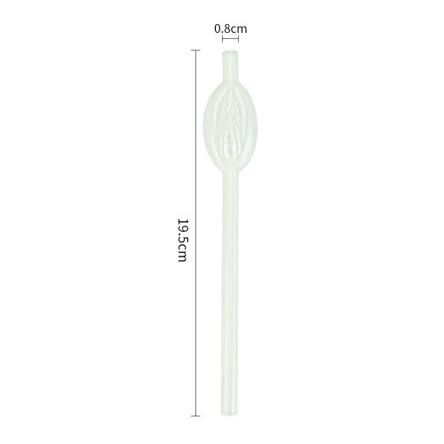 Набор трубочек для коктейлей светящиеся в темноте Glow in the Dark Pussy Straws