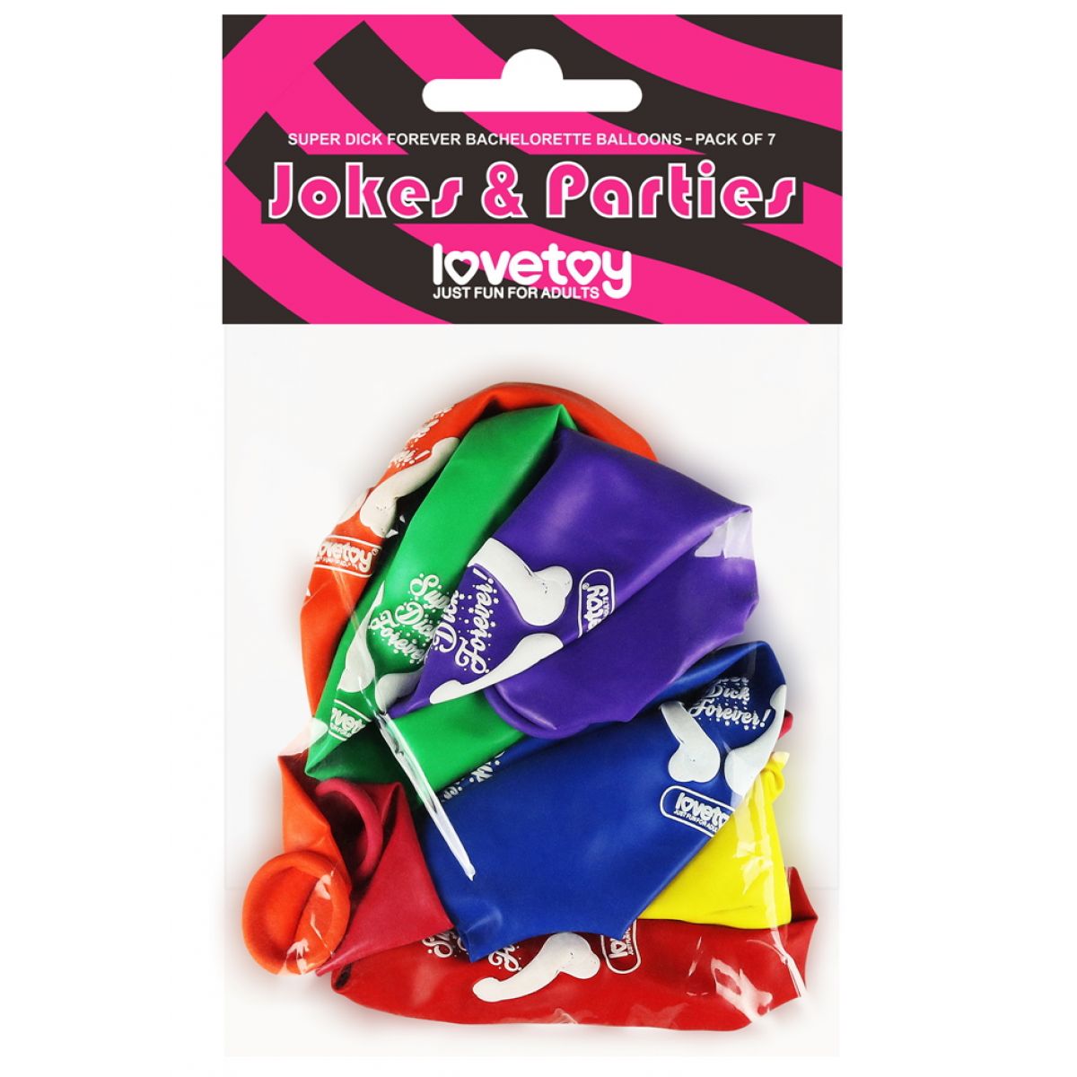 Воздушные шары Lovetoy Super Dick Forever Bachelorette Balloons 7 шт