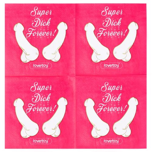 Бумажные салфетки Super Dick Forever 10 шт