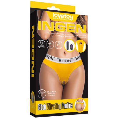 Трусики Bitch S с вибропулей и беспроводным пультом управления Ingen Vibrating Panties