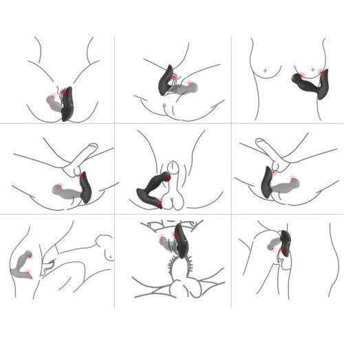 Перезаряжаемый вибростимулятор простаты P-Spot Massager