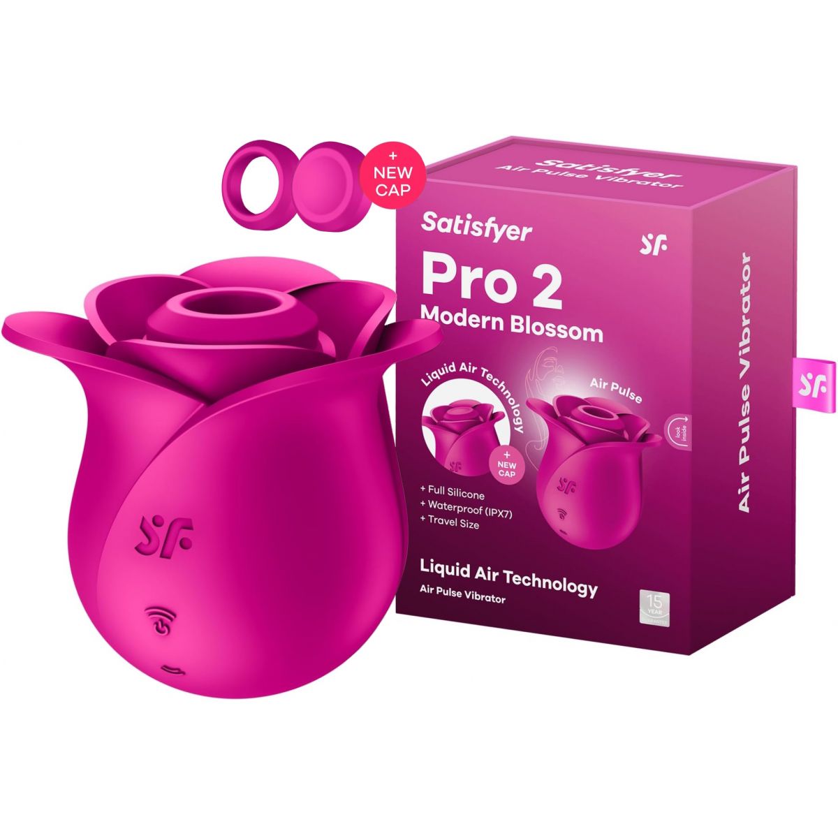 Вакуумно-волновой бесконтактный стимулятор Satisfyer Pro 2 Modern Blossom