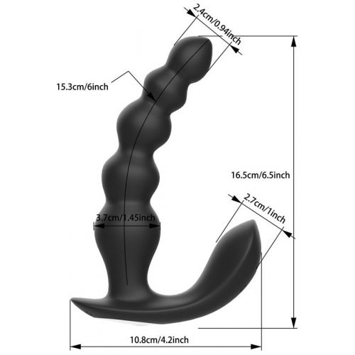 Анальный вибромассажер I-Moon Anal Bead Vibrator c пультом дистанционного управления