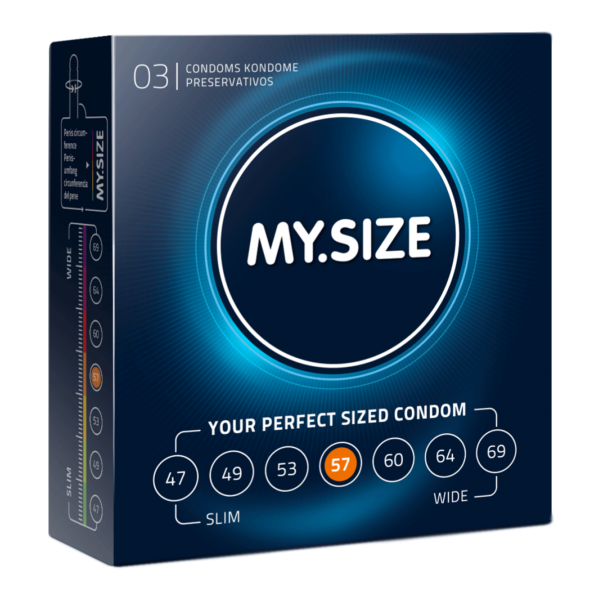 Презервативы My.Size 57, 3 шт