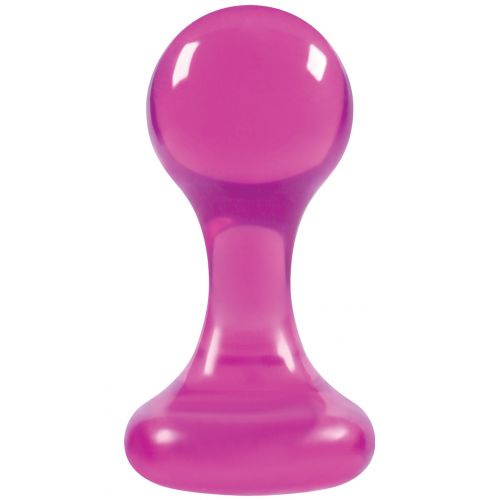 Анальная пробка на присоске Luna Balls S розовая