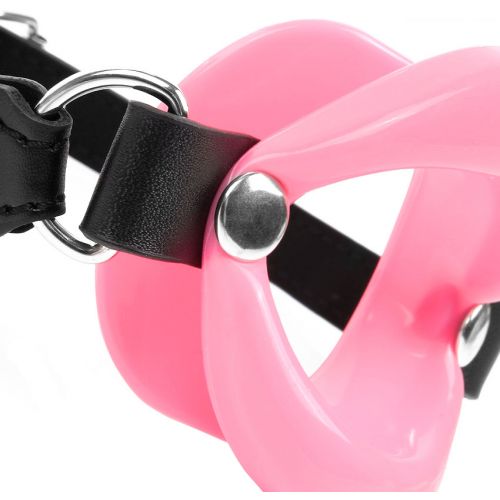 Кляп-губы нежно-розового цвета Notabu