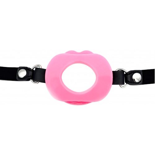 Кляп-губы нежно-розового цвета Notabu