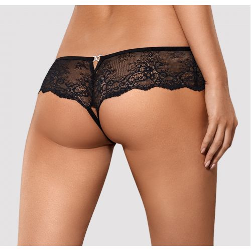 Нежные кружевные трусики с доступом Merossa L/XL