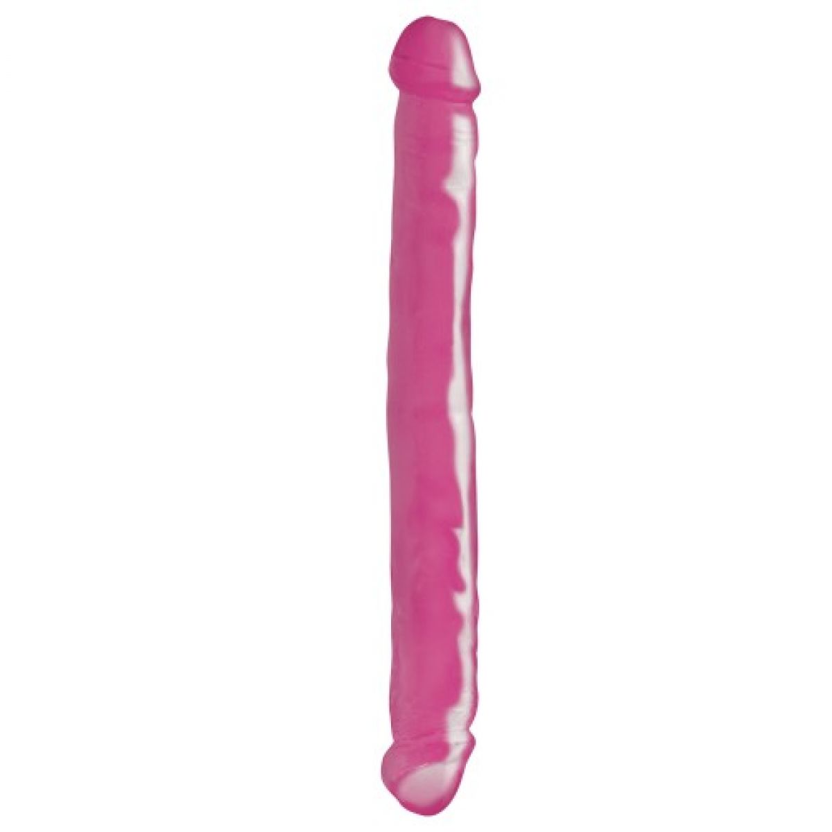 Двухсторонний фаллоимитатор Basix Rubber Works 12 in Double Dong Pink