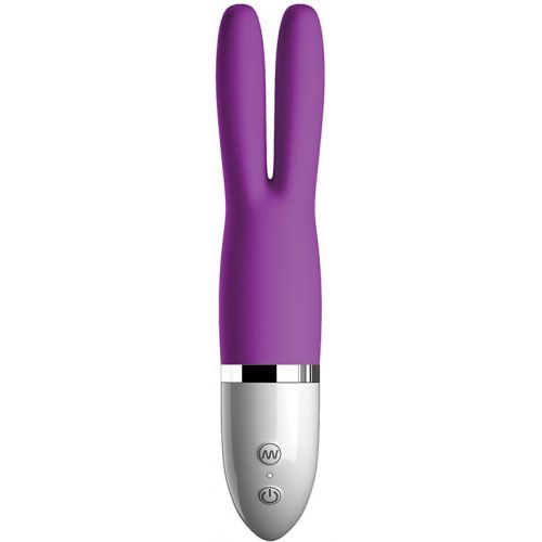 Двойной сплит-вибромассажер Snuggle Bug с ушками