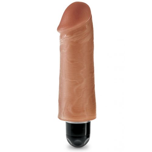 Реалистичный вибратор King Cock Vibrating Stiffy Tan 13 см