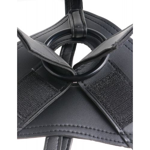 Страпон на виниловых трусиках King Cock Strap on Harness with Cock мулат 15 см