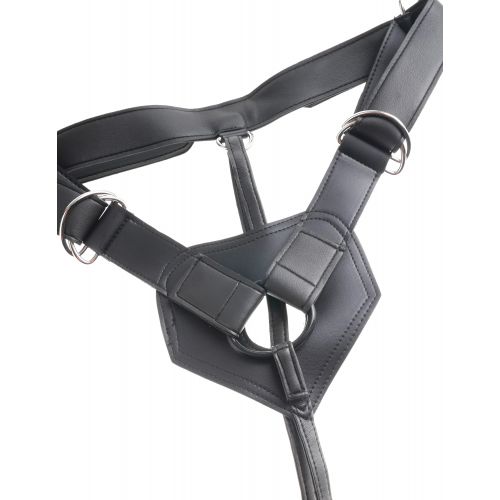 Страпон на виниловых трусиках King Cock Strap on Harness with Cock мулат 15 см
