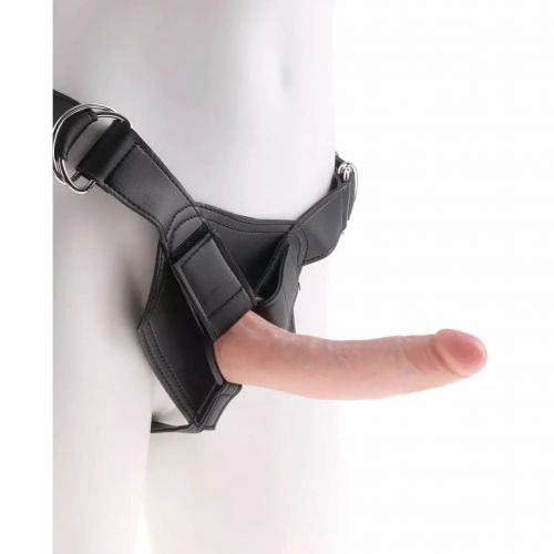 Страпон на виниловых трусиках King Cock Strap-on Harness 7 in Cock