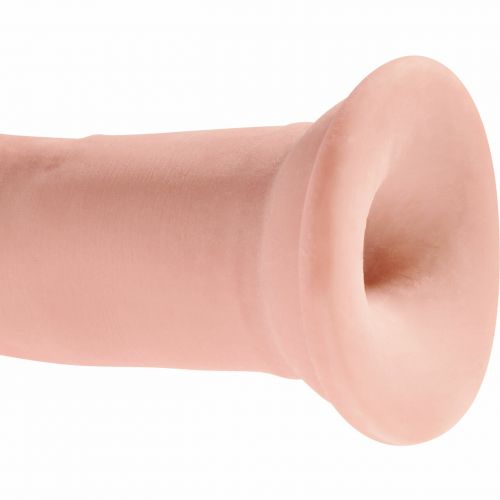 Большой фаллоимитатор без мошонки на присоске King Cock Plus Triple Density 25 см