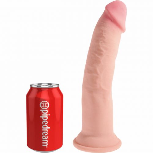 Большой фаллоимитатор без мошонки на присоске King Cock Plus Triple Density 25 см