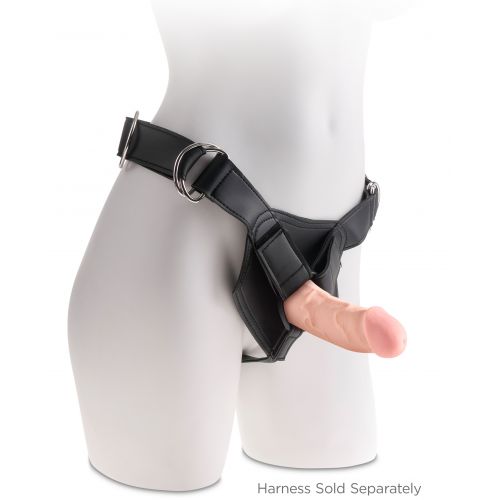 Фаллоимитатор на присоске King Cock Triple Density Cock with Balls Light 16 см