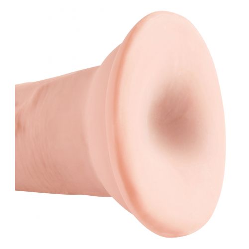 Фаллоимитатор на присоске King Cock Triple Density Cock with Balls Light 16 см