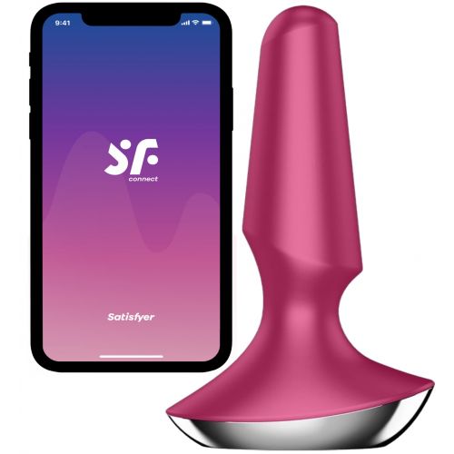 Анальный смарт-стимулятор с вибрацией Satisfyer Plug-ilicious 2 розовый