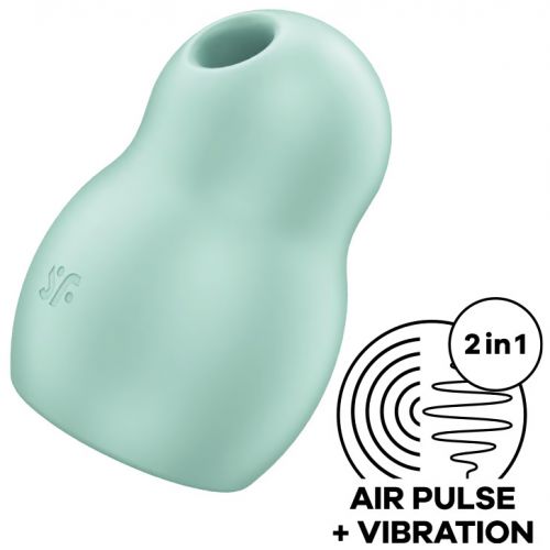Вакуумно-волновой стимулятор с вибрацией Satisfyer Pro To Go 1 мятный