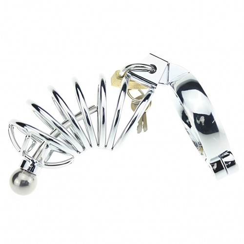 Стальной пояс верности с диаметром запорного кольца 4,5 см