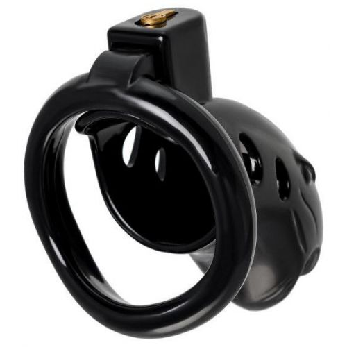Черный пластиковый пояс верности со сменными кольцами