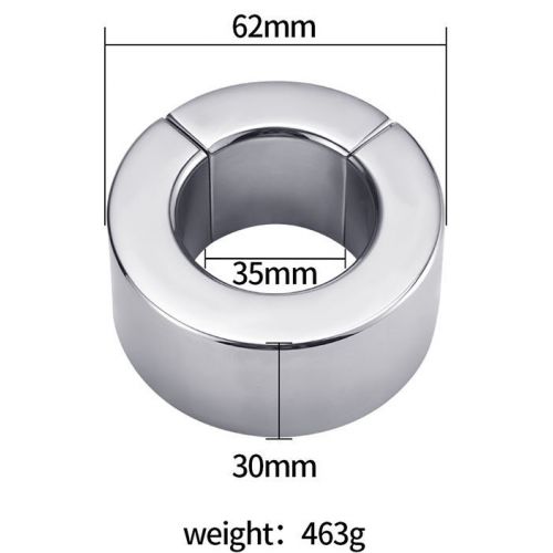 Стальной утяжелитель на магнитах для мошонки 463 гр