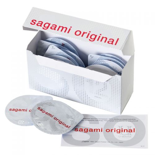 Полиуретановые презервативы Sagami Original 0,02 10 шт