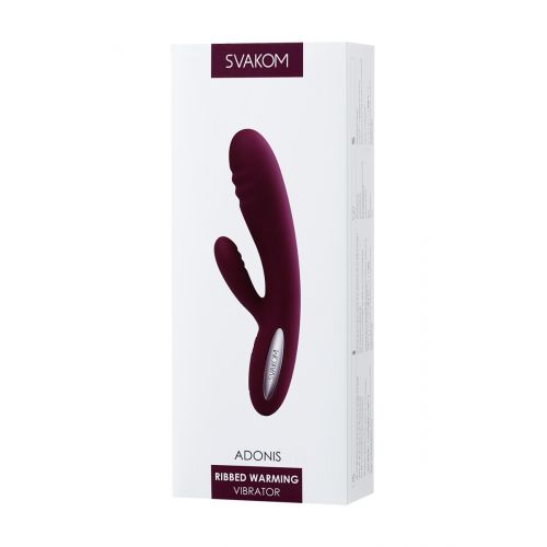 Вибратор с интеллектуальным режимом и функцией нагрева Svakom Adonis