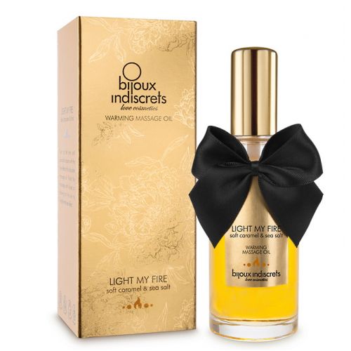 Массажное масло соленая карамель Bijoux Indiscrets Light My Fire 100 мл