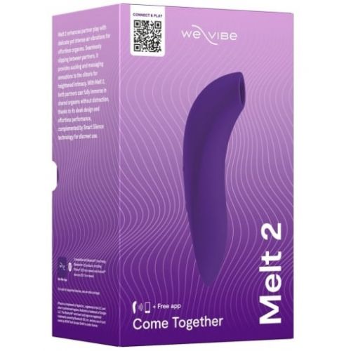 Вакуумно-волновой смарт-стимулятор клитора We-Vibe Melt 2 фиолетовый