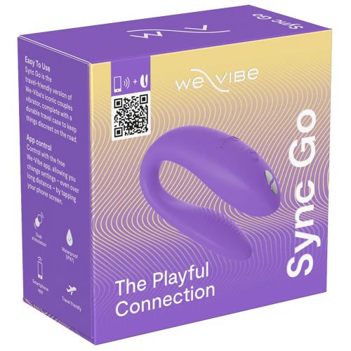 Смарт-вибратор для пар We-Vibe Sync Go фиолетовый