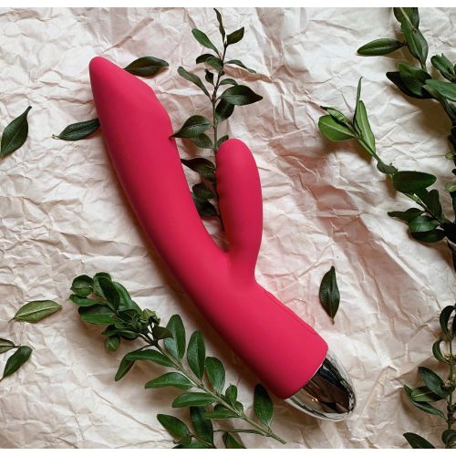 Перезаряжаемый вибратор для точки G с функцией переминания в вагинальном отростке Svakom Trysta