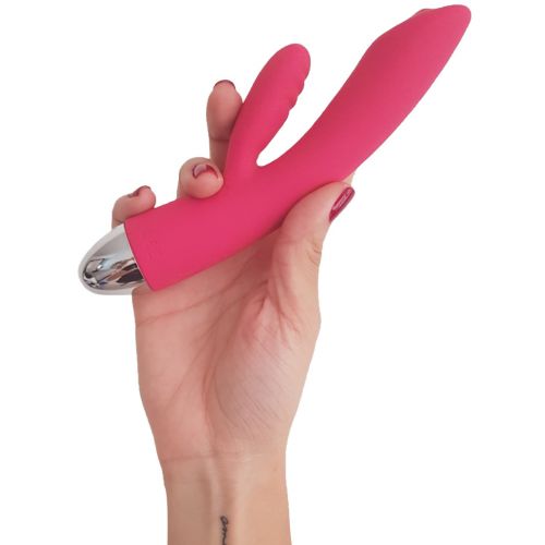 Перезаряжаемый вибратор для точки G с функцией переминания в вагинальном отростке Svakom Trysta