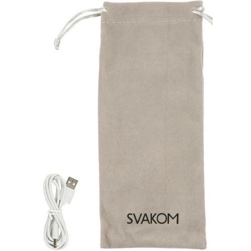 Перезаряжаемый вибратор для точки G с функцией переминания в вагинальном отростке Svakom Trysta