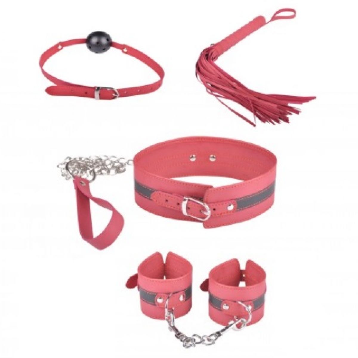 Бондажный набор Taboo Accessories Extreme Set красный