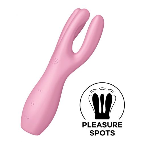 Универсальный вибростимулятор Satisfyer Threesome 3 розовый