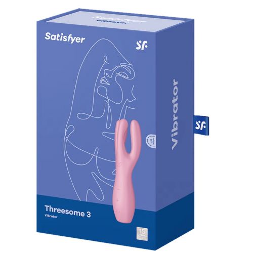 Универсальный вибростимулятор Satisfyer Threesome 3 розовый