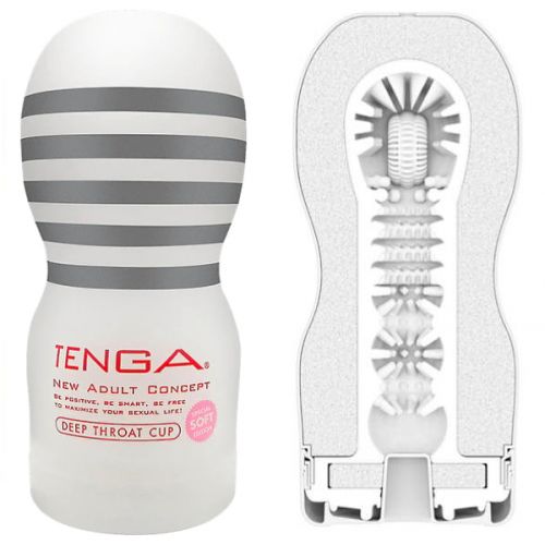 Мастурбатор с эффектом глубокой глотки Tenga Deep Throat Cup Jentle
