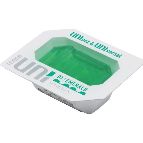 Мастурбатор Tenga Uni Emerald зеленый