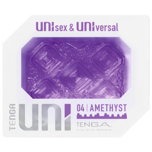 Мастурбатор Tenga Uni Amethyst фиолетовый