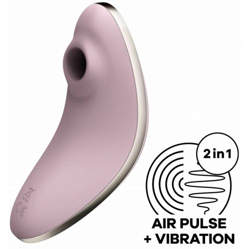 Вакуумно-волновой стимулятор клитора с вибрацией Satisfyer Vulva Lover 1 фиолетовый